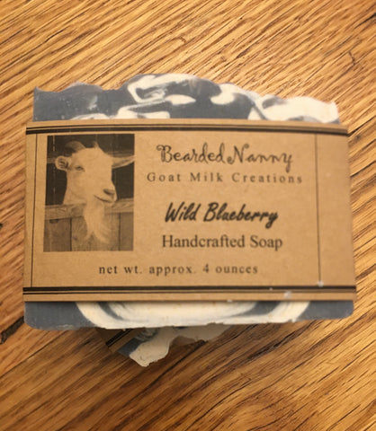 Wild Blueberry Goat Milk Soap Bar