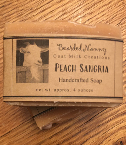 Peach Sangria Goat Milk Soap Bar